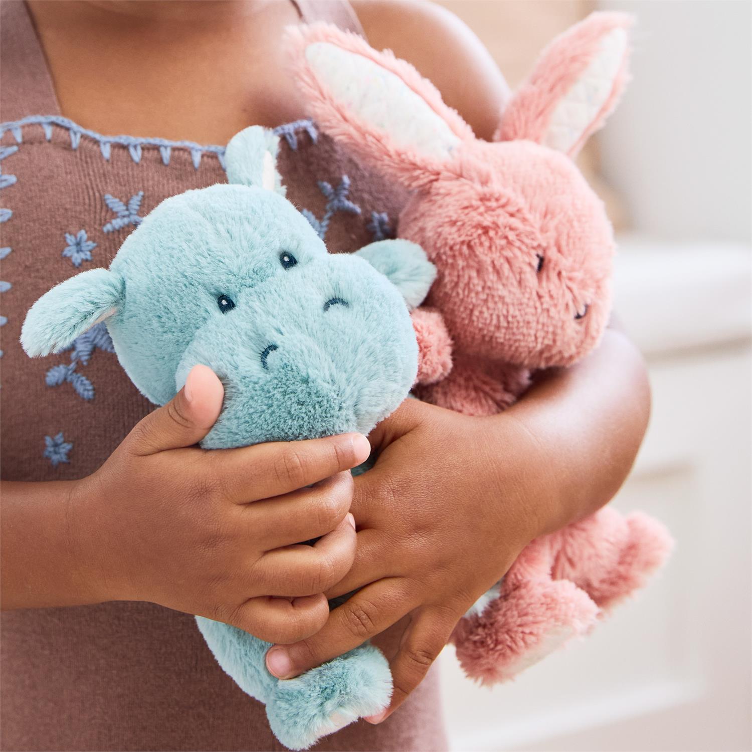 Plush Oh So Snuggly Littles Bunny Pink 7" by Homeportonline