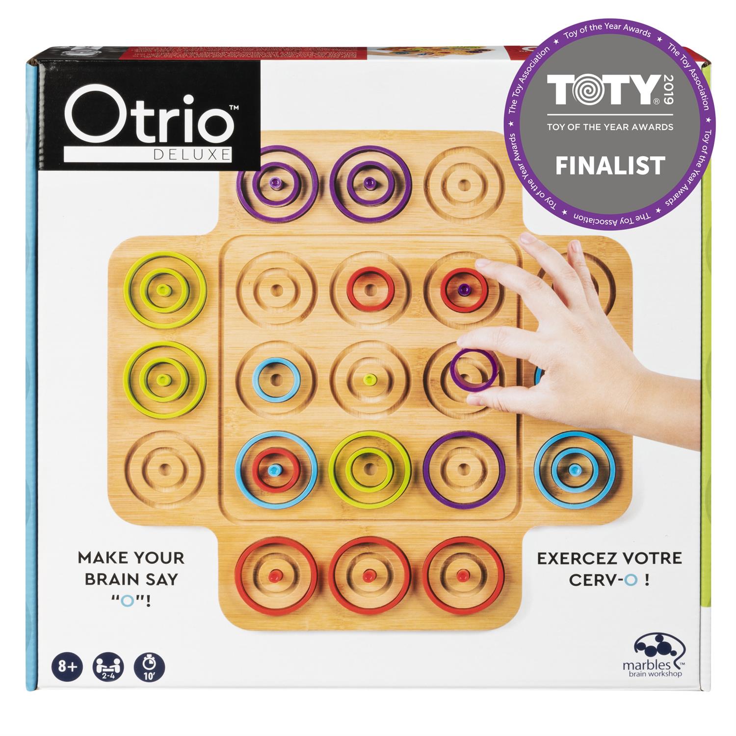 Game Otrio Wood Version - A Strategy Based Board Game by Homeportonline