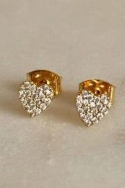 Tramps+Thieves Dalia Heart Studs by Dear Lucy