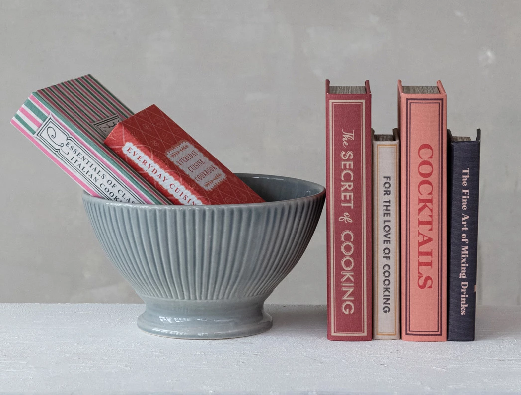 Book Storage Box "Cocktails" 10.25"x 6.75" by Homeportonline