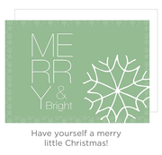 Wonders of Winter Collection – Merry and Bright Snowflake