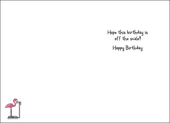 Birthday Card - Off The Scales