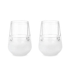 Wine Glass - 9oz Freeze Stemless Set of 2 by Homeportonline