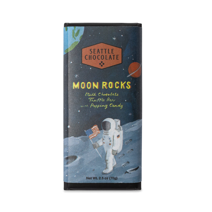 Chocolate Bar - Moon with Pop Rocks (Gluten Free by Homeportonline
