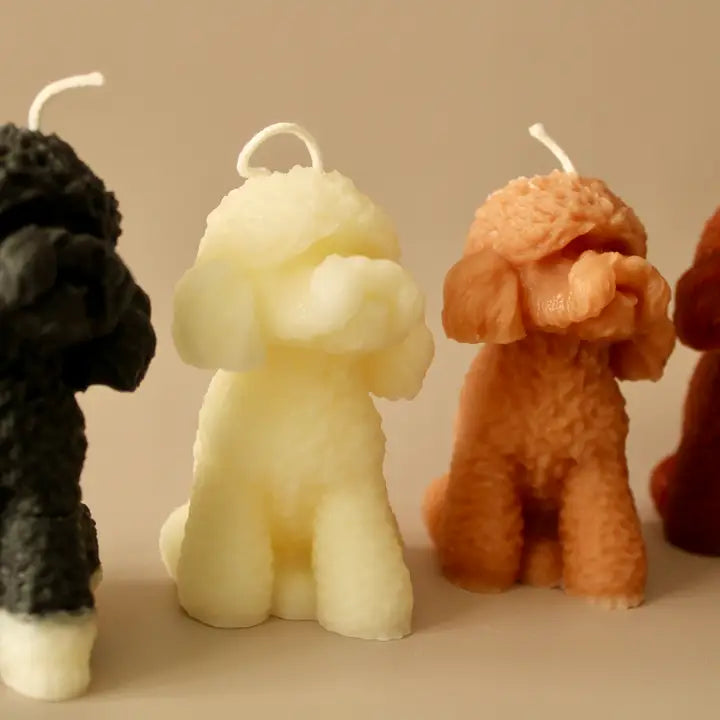 Poodle, Doodle Beeswax/ Soy Blend Candle