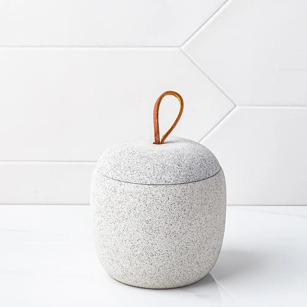 Cotton Jar - Harstad Cement Gray (Sold Individually) by Homeportonline