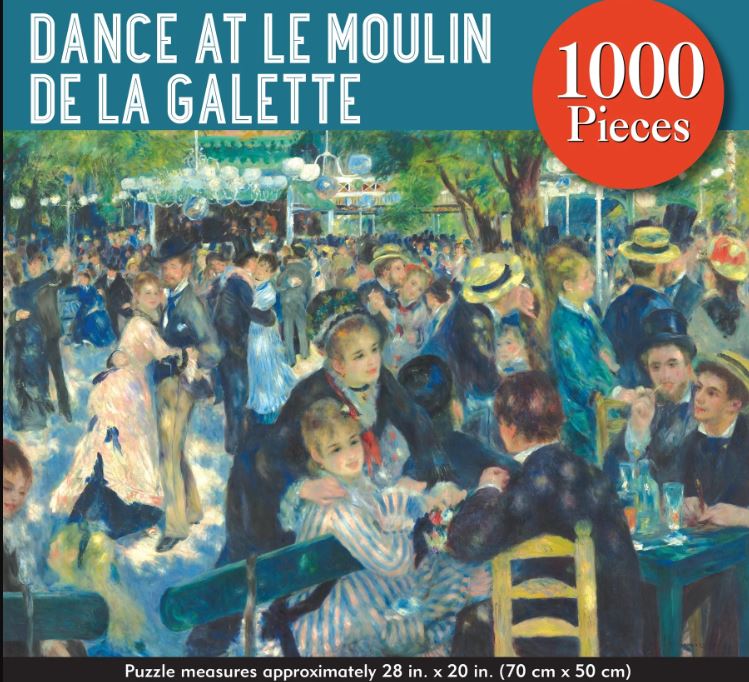 Puzzle 1000 Piece Dance at Le Moulin de la Galette by Homeportonline