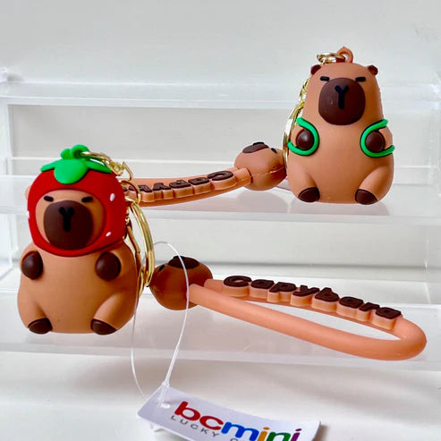 Keychain Charm Capybara (Sold Individually) by Homeportonline