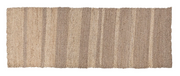 Rug Runner Handwoven Seagrass & Cornhusks Natural Stripes 6.5' Long by Homeportonline