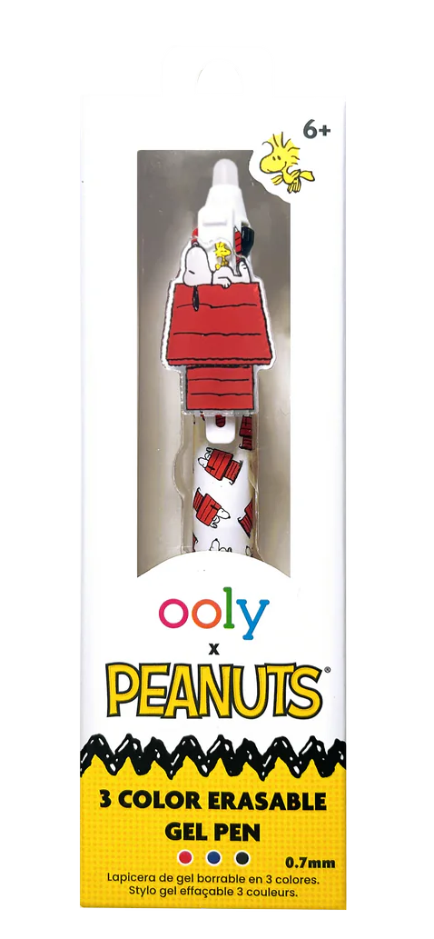 Ooly x Peanuts Gel Pen Erasable Three Color by Homeportonline