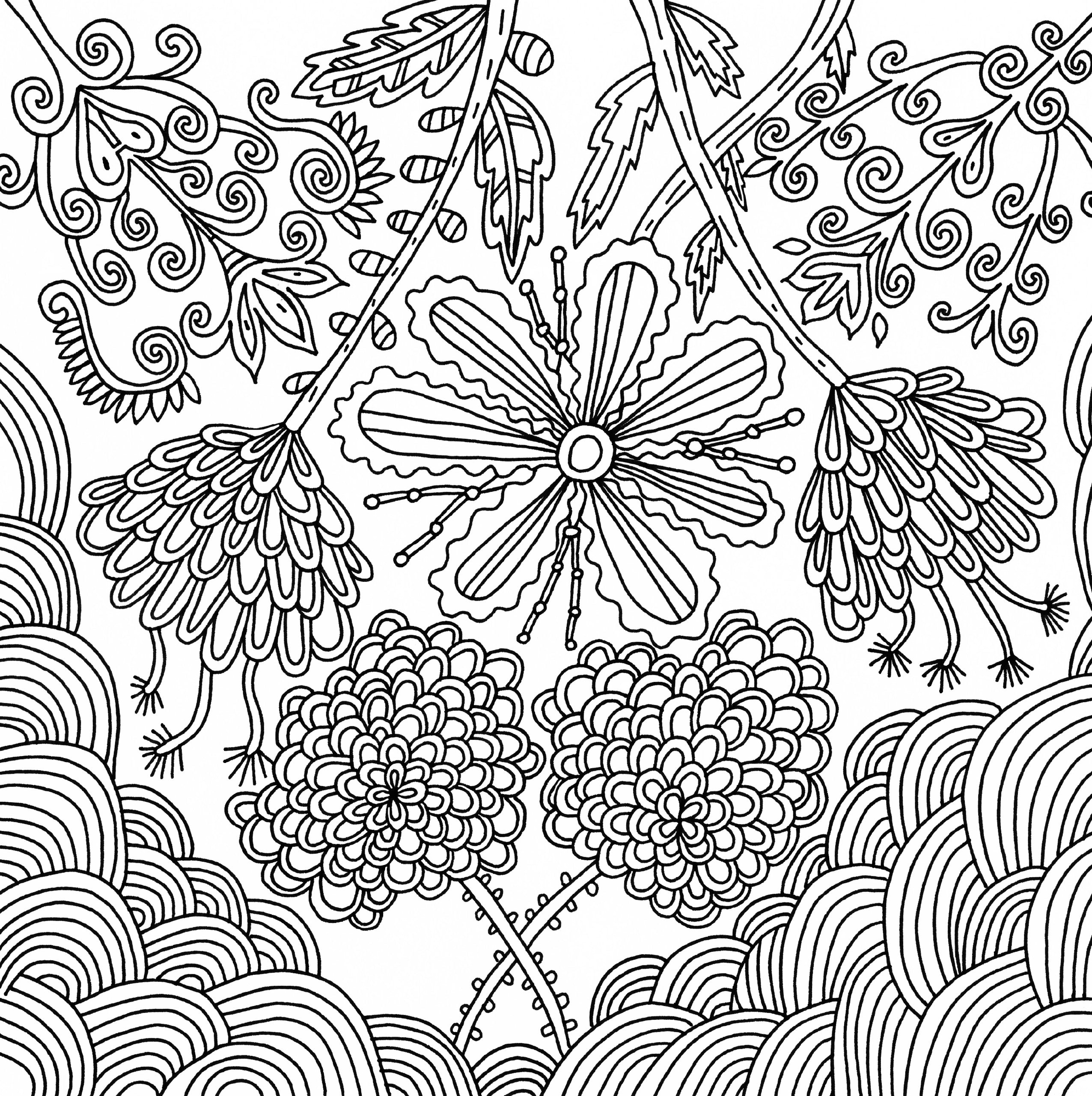 Artist's Adult Coloring Book Serenity by Homeportonline