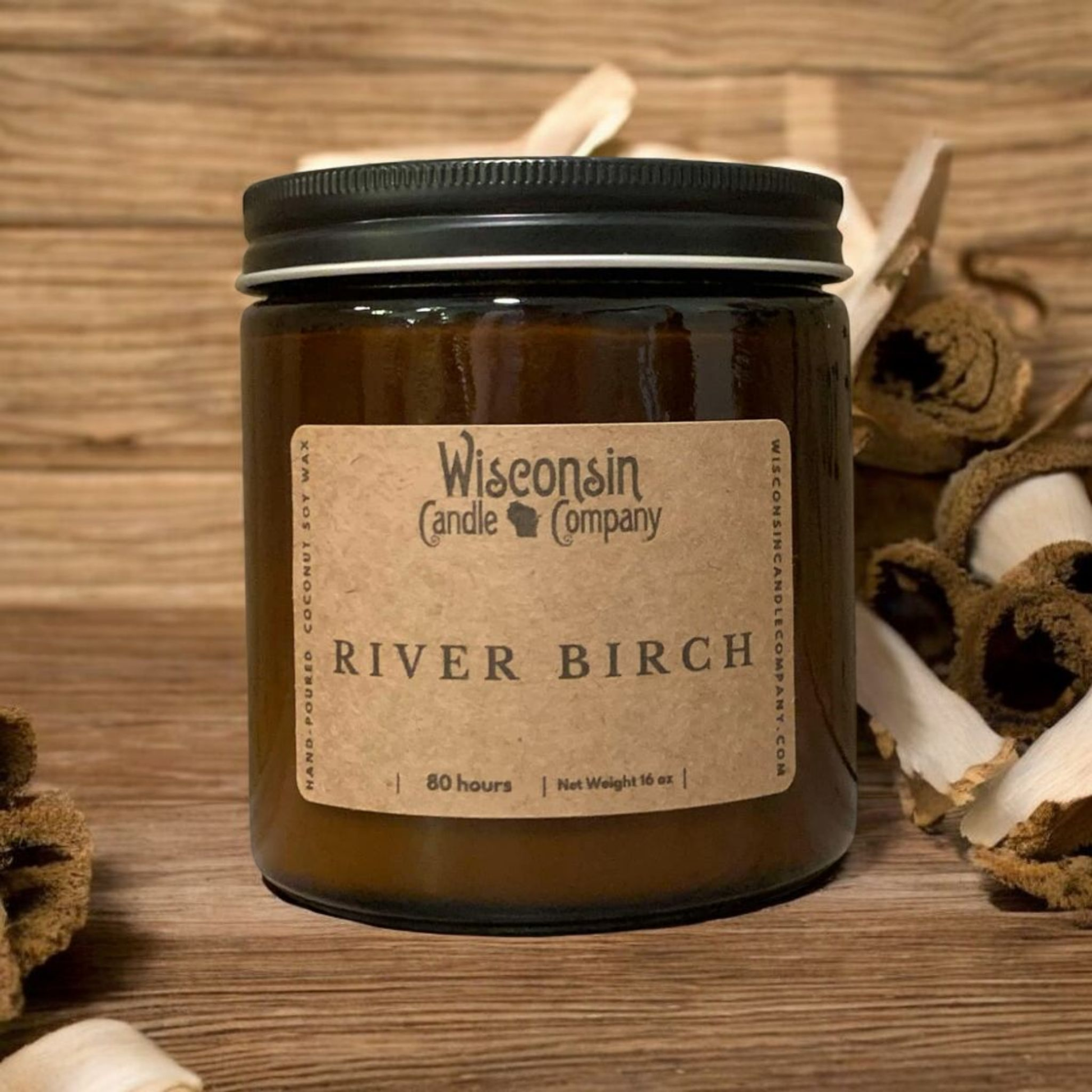 Wisconsin Candle Company - River Birch: 8 oz Jar by SidePony Boutique