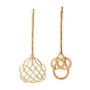 Hand-Woven Rattan Carpet Beater by Homeportonline
