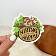 Hiking Makes Me Happy Sticker by Wild Lark