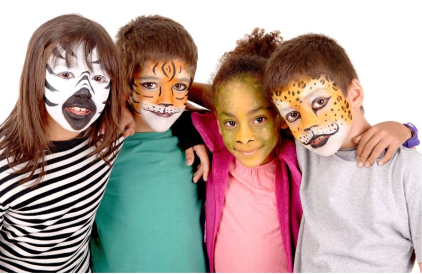 Junior Face Painting Sticks 12 Bright Colors by Homeportonline