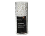 Winter White Bead Garland - 32 Feet Long