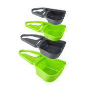 4pc Leveling Measuring Cups - Green/Grey by Homeportonline