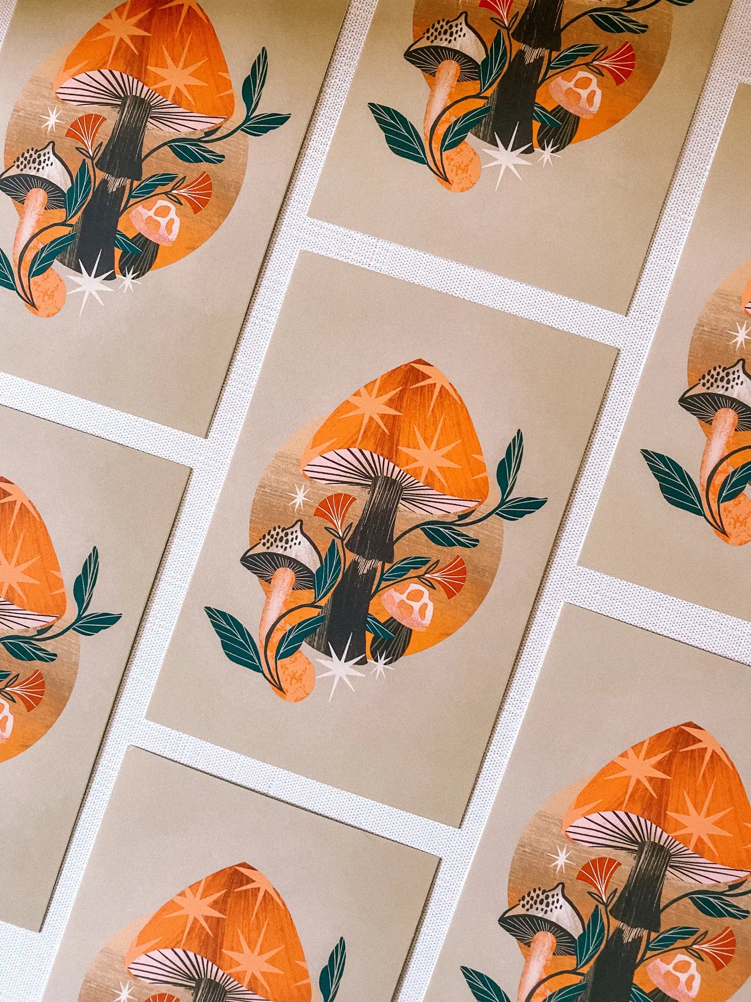 Mushy Sunset - Postcard Print by Wild Lark