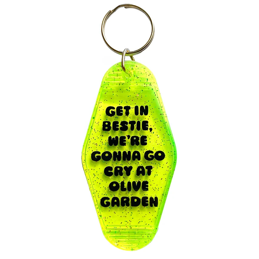 Motel Tag Keychain