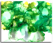 Gallery Wrap - Waterlily 40x50" (Mixed Media) by Homeportonline