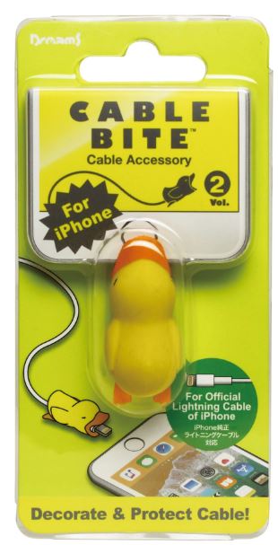 Cable Bite iPhone Duck by Homeportonline