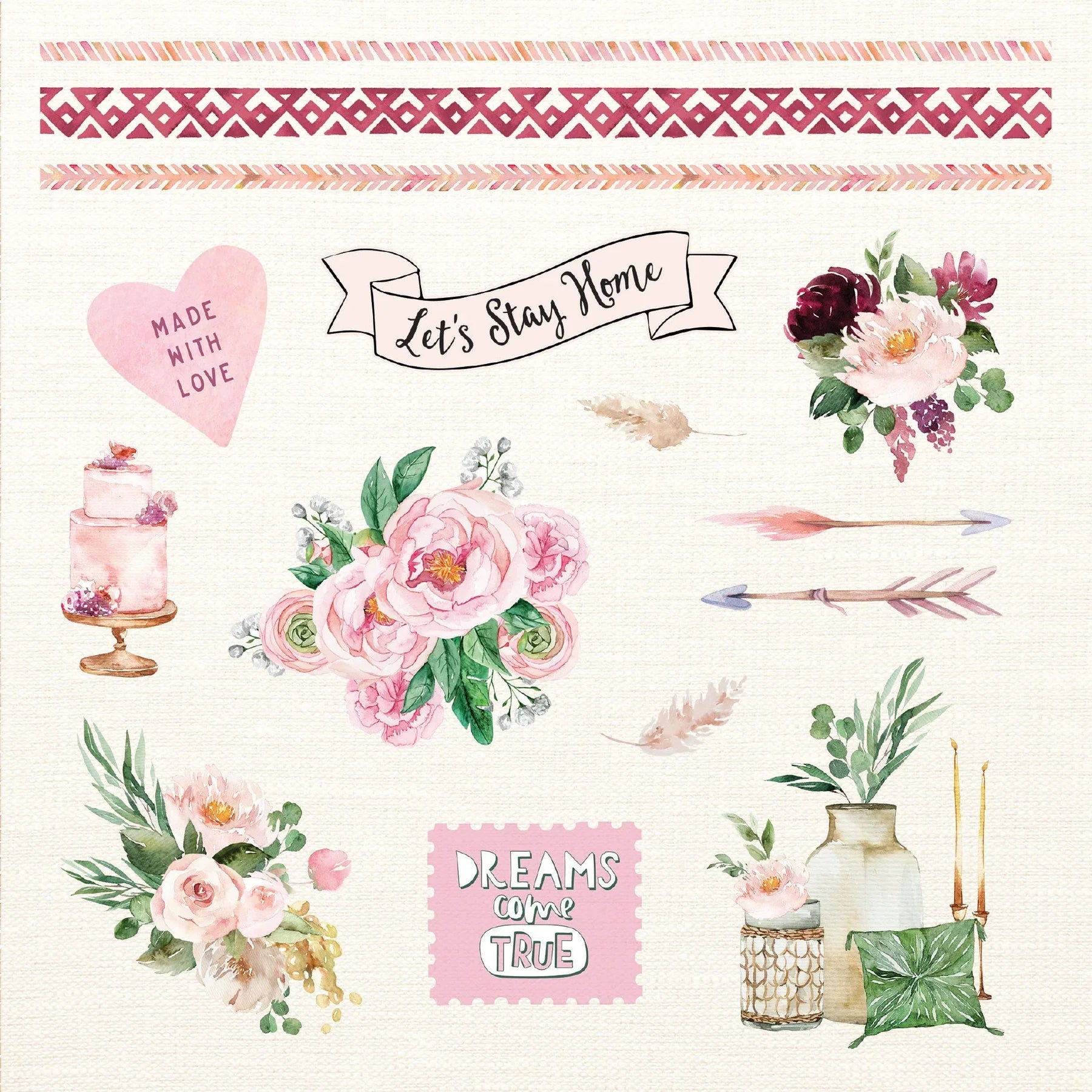 Sticker Book Boho Dreams by Homeportonline