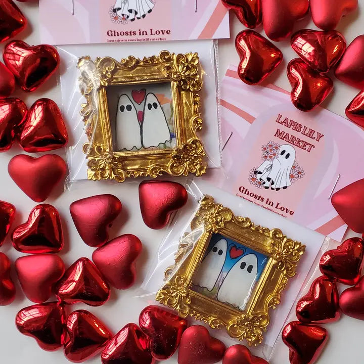 Ghosts in Love - Mini Art Magnet