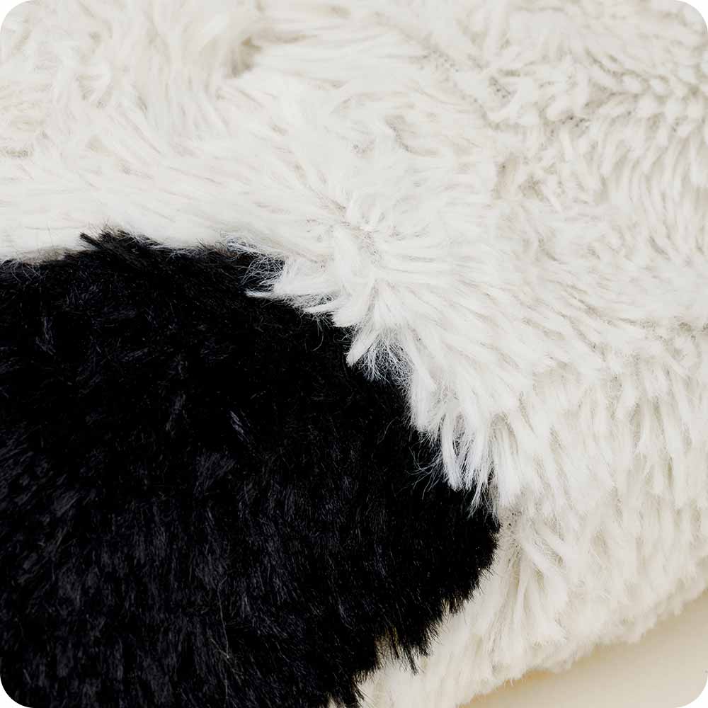 Warmies Cow Laying Down Black & White by Homeportonline