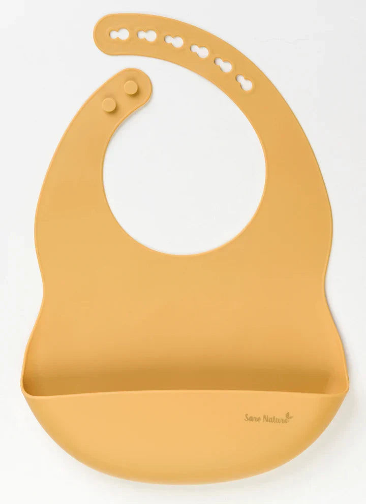 Nordic Solid Color Silicone Bib