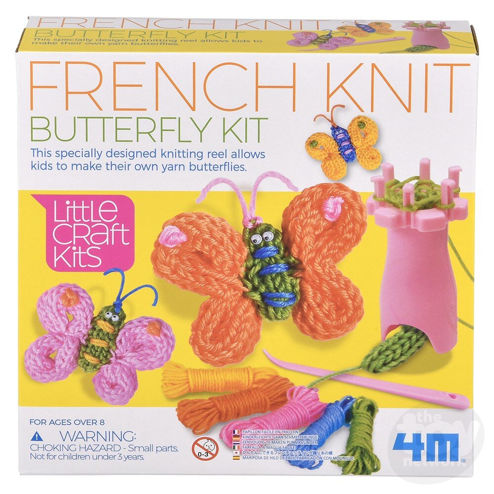 4M Little Craft French Knit Butterfly Kit by Homeportonline