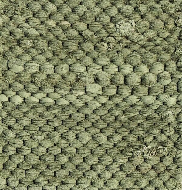 Rag Rug 2' X 3' Sage by Homeportonline