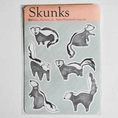 Hudson Illustration Sticker Sheet