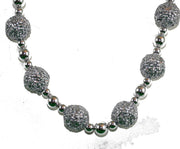 Beaded Garland Silver - 72"