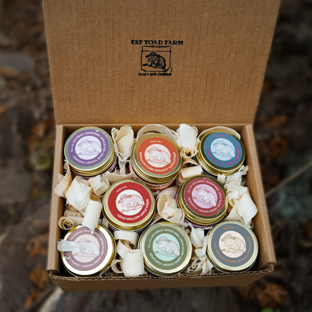 Flight of Petit Caramels by Butterfly Bakery of Vermont