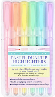 Art Center Highlighters Dual Tip Pastel 6 Colors by Homeportonline