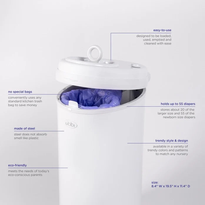 Ubbi Colored Diaper Pail