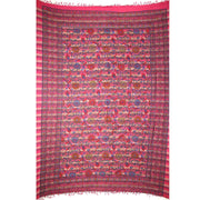 Tapestry Full Size Overprint Madras Sunflower Red by Homeportonline