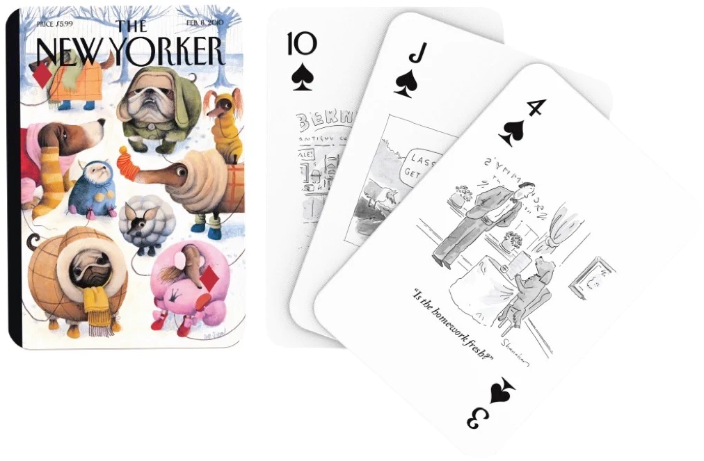Playing Cards New Yorker Dog Cartoons by Homeportonline