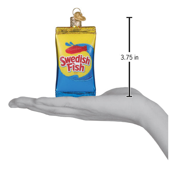 Swedish Fish Glass Ornament