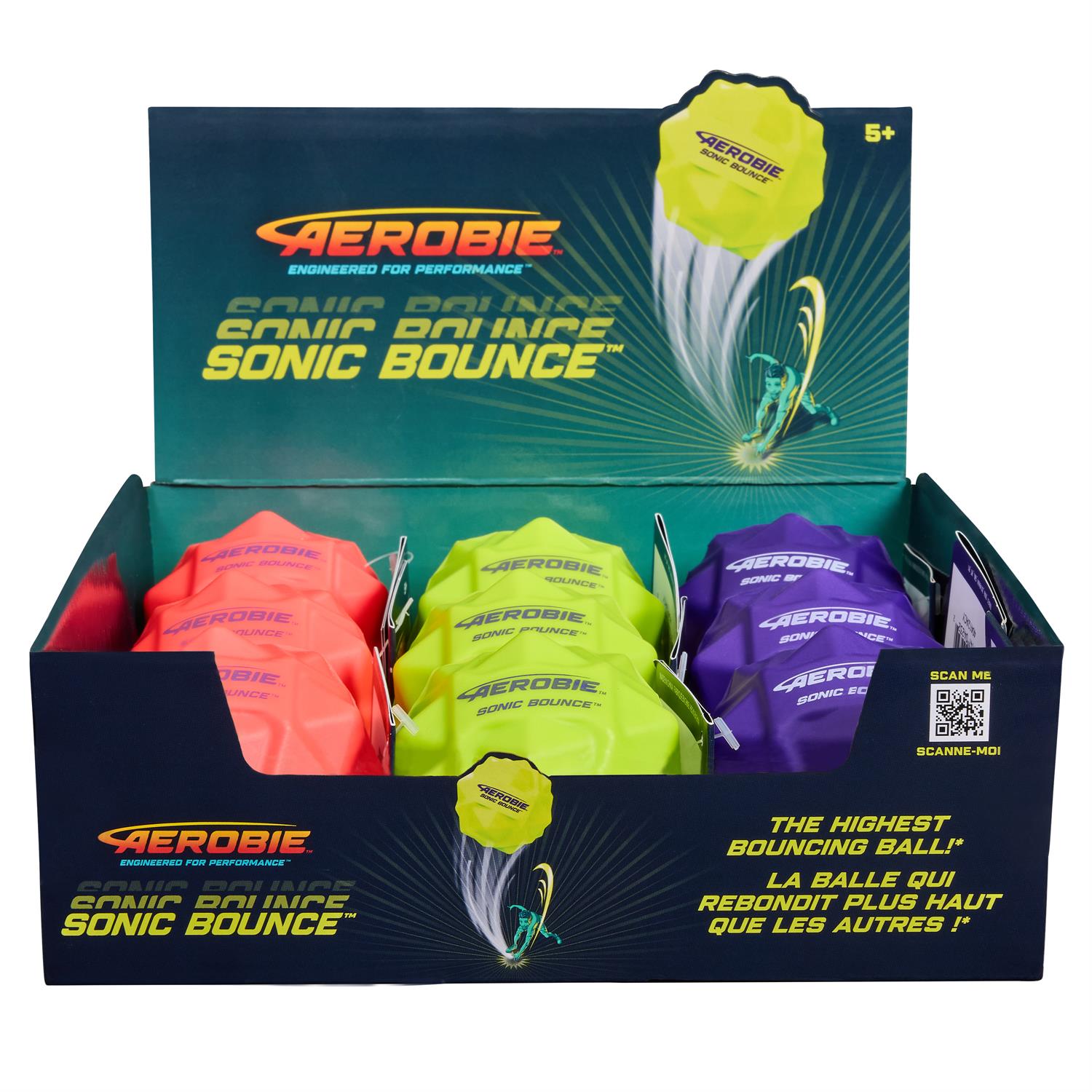Aerobie Sonic Bounce Ball 2.75" by Homeportonline