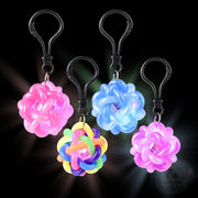 Loop Ball Light Up Backpack Clip Assorted Colors 1.5" (Sold Individually) by Homeportonline