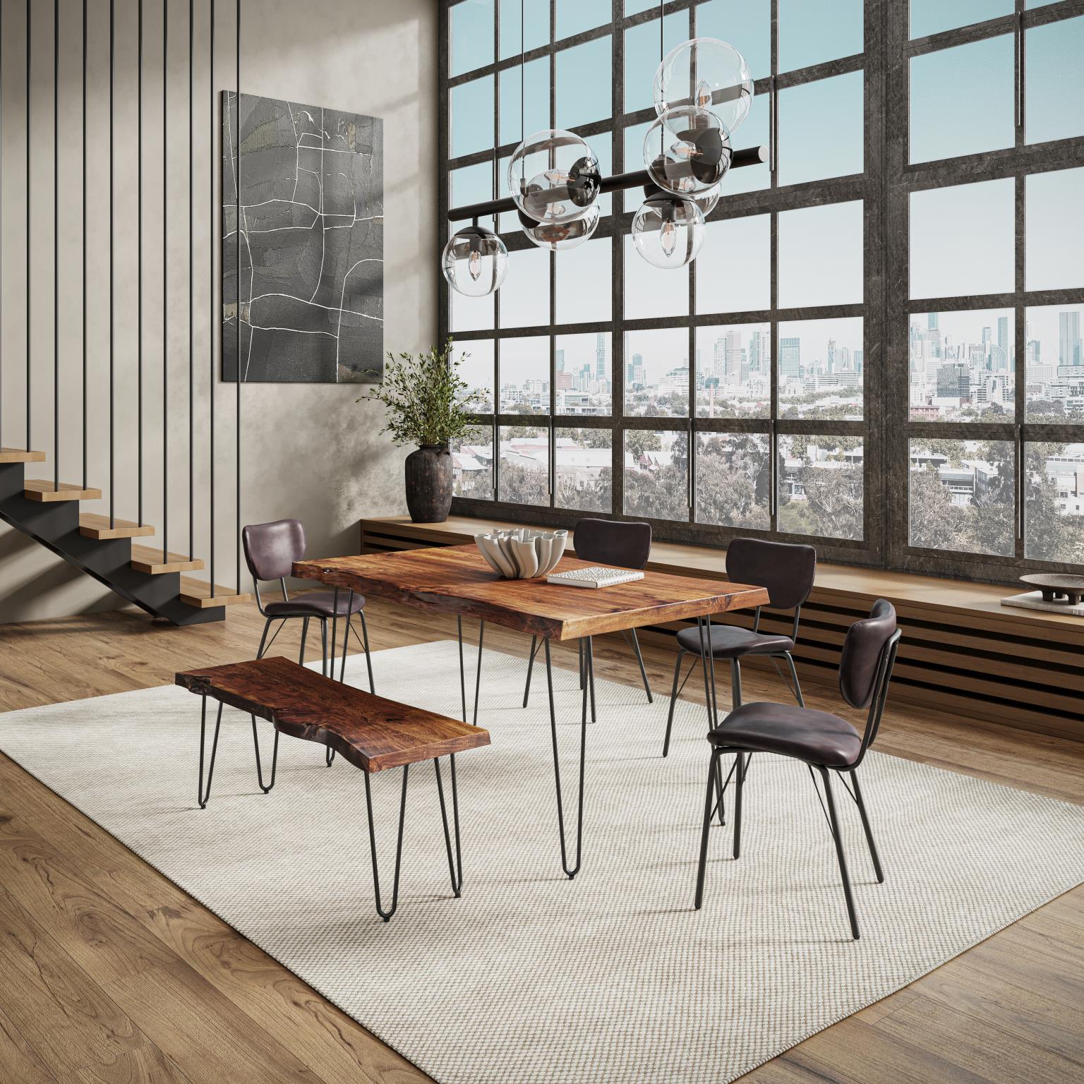 Owen Chair Dark Brown by Homeportonline