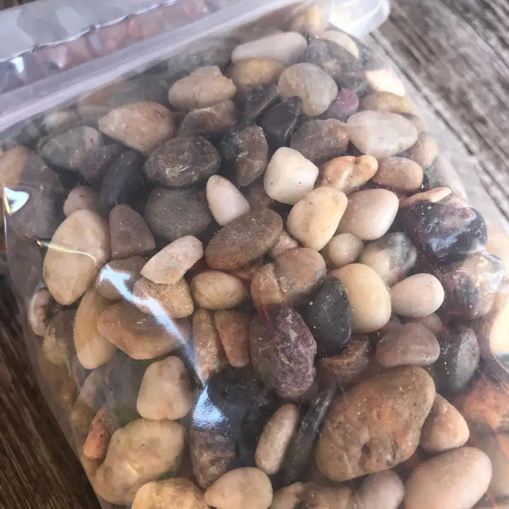 River Rock Soil Amendment 8oz Volume Resealable Bags Organic
