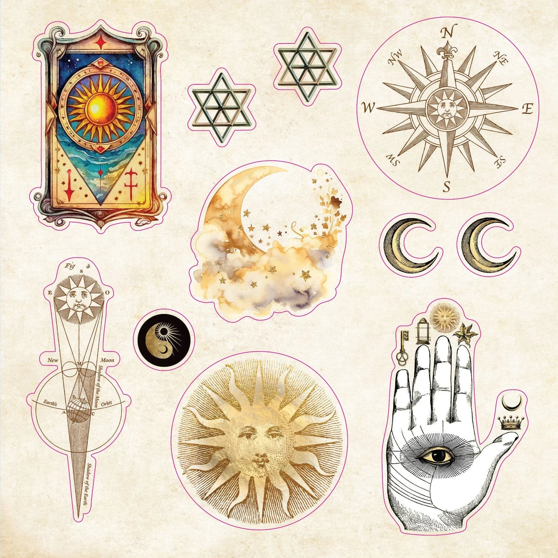 Sticker Book Celestial Wonders by Homeportonline