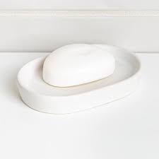Soap Dish - Anitra Ceramic White by Homeportonline