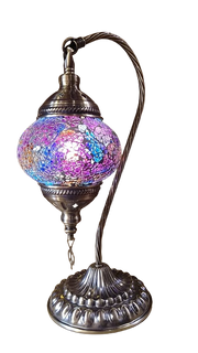 Mosaic Lamp Half Heart #24 by Homeportonline