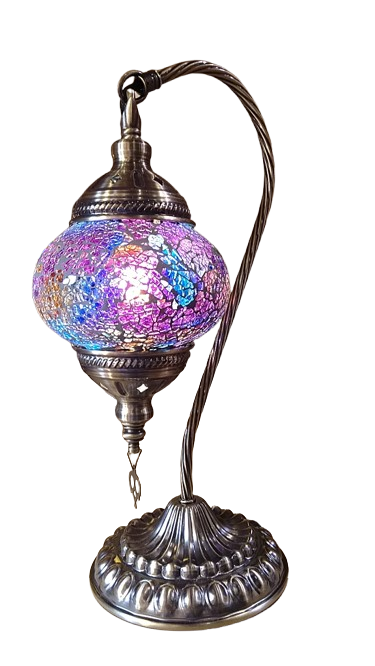 Mosaic Lamp Half Heart #24 by Homeportonline