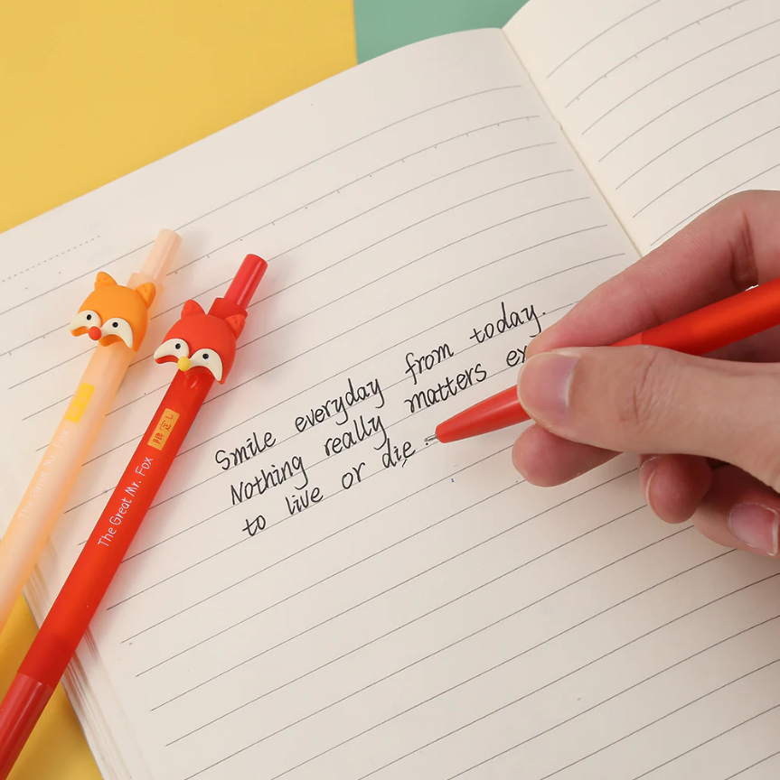 Gel Pen Fox Retractable (Sold Individually) by Homeportonline