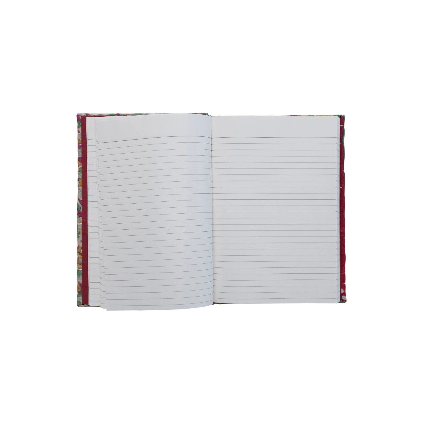 Kantha Fabric Covered Journal 7"x 10"h by Homeportonline