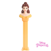 Pez 'Disney Princess' Dispenser with 3 Candy rolls - Belle - Hair Down